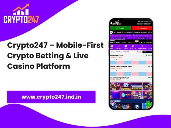 Crypto247 – Mobile-First Crypto Betting & Live Casino Platform